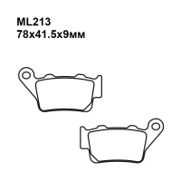 Органические тормозные колодки Puller ML213