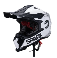 Шлем эндуро SPARX Raptor (JH-601) (бело-черный, L)