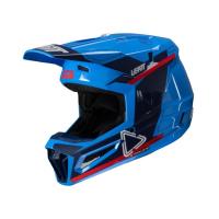 Кроссовый шлем Leatt 3.5 + очки Vizion 3.5 V25 M Royal