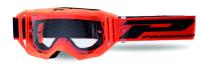 Очки кроссовые Progrip Vision 3300-409 Orange Fluo Matt прозрачная линза 3310