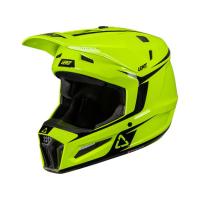 Кроссовый шлем Leatt 3.5 + очки Vizion 3.5 V26 S Neon Yellow 