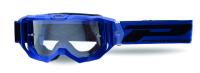 Очки кроссовые Progrip Vision 3300-410 Blue Matt прозрачная линза 3310
