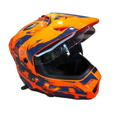 Шлем детский AiM JK802Y Orange/Blue, Y/M