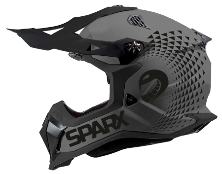 Шлем эндуро SPARX Raptor (JH-601) (серо-черный, 2XL)