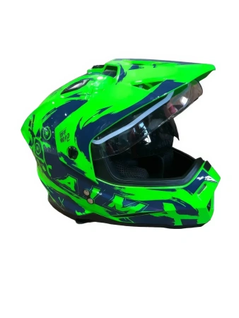 Шлем детский AiM JK802Y Green/Blue, Y/L