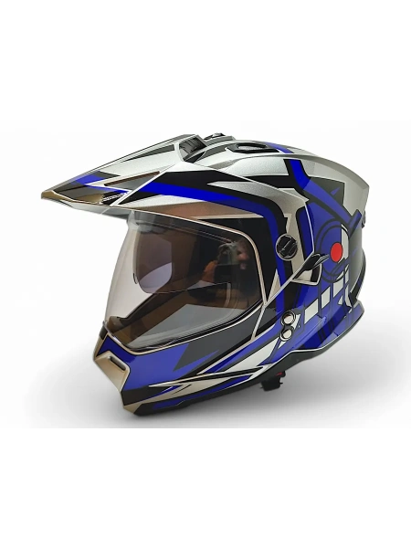 Шлем AiM JK802S Blue/Grey/Black, M