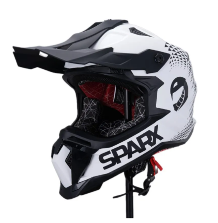 Шлем эндуро SPARX Raptor (JH-601) (бело-черный, L)