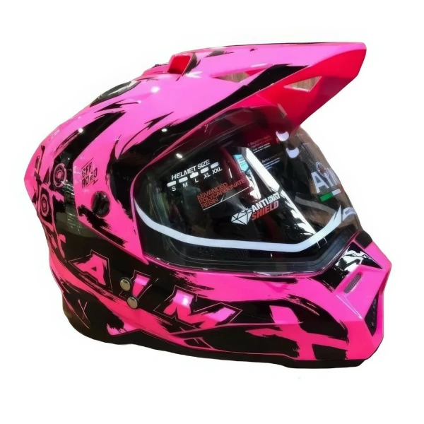 Шлем детский AiM JK802Y Pink/Black, Y/S