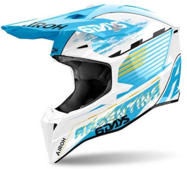 Кроссовый шлем Airoh Wraaap Six Days Argentina 2023 Gloss