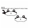 Тормозные колодки Puller ML135 (Передние)