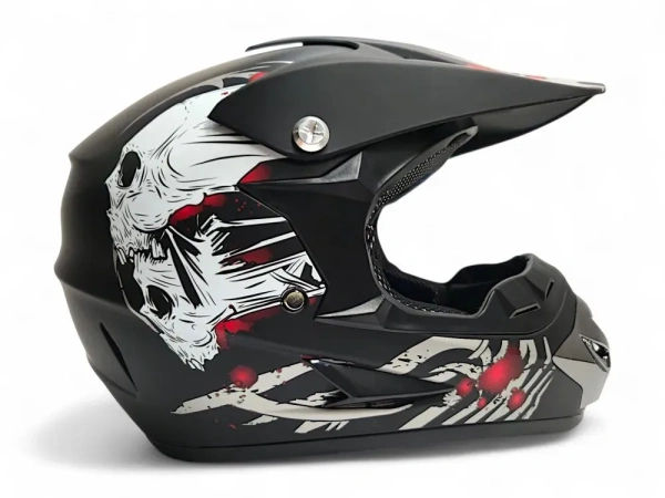Шлем RH 125 Matt Black White, XS