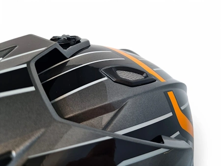 Шлем AiM JK802S OrangeGreyBlack, L