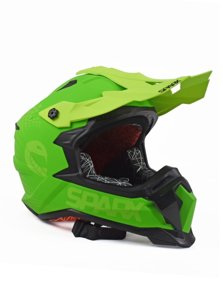 Шлем эндуро SPARX Raptor (JH-601)	зелено-черный L