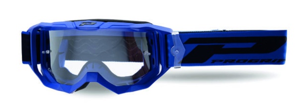 Очки кроссовые Progrip Vision 3300-410 Blue Matt прозрачная линза 3310
