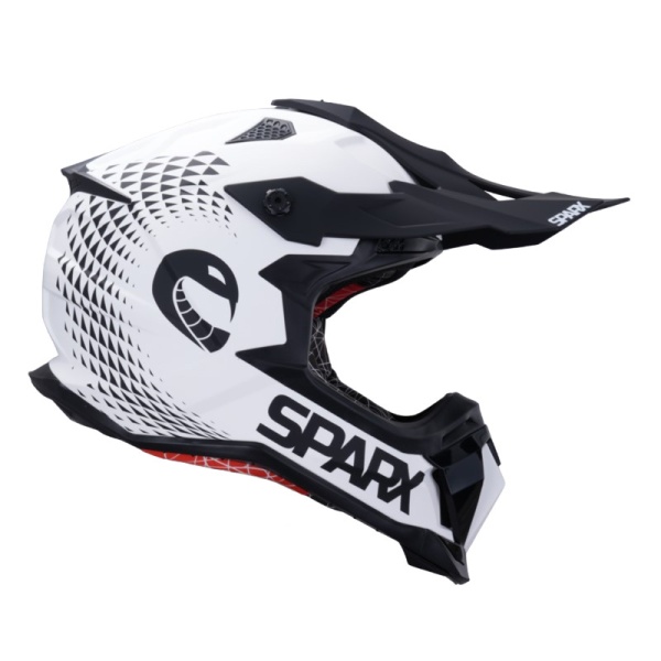 Шлем эндуро SPARX Raptor (JH-601) (бело-черный, L)