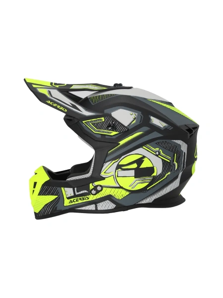  Шлем Acerbis LINEAR 22-06 Black/Fluo-Yellow, XXL