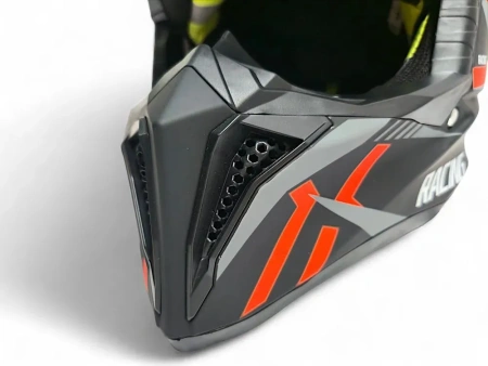 Шлем RH 127 Matt Black Orange, M