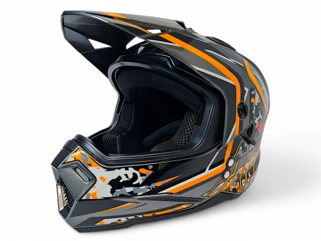 Шлем AiM JK802S OrangeGreyBlack, L