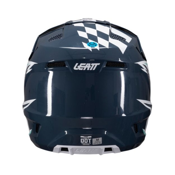 Кроссовый шлем Leatt 3.5 + очки Vizion 3.5 V25 XL Blue