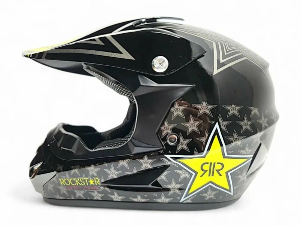 Шлем RH 125 Rockstar Black/#11, M